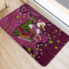 Manly Warringah Sea Eagles Christmas Custom Doormat - Let's Get Lit Chrisse Pressie Doormat