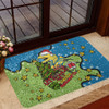Parramatta Eels Christmas Custom Doormat - Let's Get Lit Chrisse Pressie Doormat
