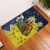 North Queensland Cowboys Christmas Custom Doormat - Let's Get Lit Chrisse Pressie Doormat