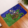 New Zealand Warriors Christmas Custom Doormat - Let's Get Lit Chrisse Pressie Doormat