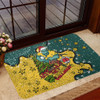 Australia Wallabies Christmas Custom Doormat - Let's Get Lit Chrisse Pressie Doormat