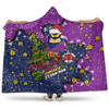 Melbourne Storm Christmas Custom Hooded Blanket - Let's Get Lit Chrisse Pressie Hooded Blanket