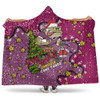 Queensland Cane Toads Christmas Custom Hooded Blanket - Let's Get Lit Chrisse Pressie Hooded Blanket