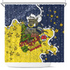 North Queensland Cowboys Christmas Custom Shower Curtain - Let's Get Lit Chrisse Pressie Shower Curtain