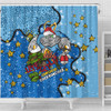 New South Wales Cockroaches Christmas Custom Shower Curtain - Let's Get Lit Chrisse Pressie Shower Curtain