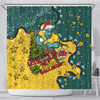 Australia Wallabies Christmas Custom Shower Curtain - Let's Get Lit Chrisse Pressie Shower Curtain