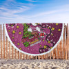 Manly Warringah Sea Eagles Christmas Custom Beach Blanket - Let's Get Lit Chrisse Pressie Beach Blanket