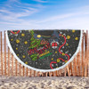 Penrith Panthers Christmas Custom Beach Blanket - Let's Get Lit Chrisse Pressie Beach Blanket