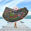 Penrith Panthers Christmas Custom Beach Blanket - Let's Get Lit Chrisse Pressie Beach Blanket