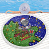 New Zealand Warriors Christmas Custom Beach Blanket - Let's Get Lit Chrisse Pressie Beach Blanket