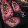 Penrith Panthers Christmas Custom Car Seat Cover - Let's Get Lit Chrisse Pressie Pink Car Seat Cover