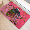 Penrith Panthers Christmas Custom Doormat - Let's Get Lit Chrisse Pressie Pink Doormat
