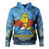 Gold Coast Titans Custom Hoodie - Custom With Aboriginal Inspired Style Of Dot Painting Patterns  Hoodie
