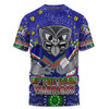 New Zealand Warriors Custom T-shirt - Custom With Aboriginal Inspired Style Of Dot Painting Patterns  T-shirt