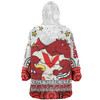 St. George Illawarra Dragons Custom Snug Hoodie - Custom With Aboriginal Inspired Style Of Dot Painting Patterns  Snug Hoodie