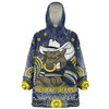 North Queensland Cowboys Custom Snug Hoodie - Custom With Aboriginal Inspired Style Of Dot Painting Patterns  Snug Hoodie