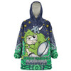 Canberra Raiders Custom Snug Hoodie - Custom With Aboriginal Inspired Style Of Dot Painting Patterns  Snug Hoodie