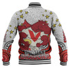 St. George Illawarra Dragons Custom Baseball Jacket - Custom With Aboriginal Inspired Style Of Dot Painting Patterns  Baseball Jacket