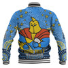 Gold Coast Titans Custom Baseball Jacket - Custom With Aboriginal Inspired Style Of Dot Painting Patterns  Baseball Jacket