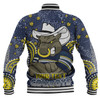 North Queensland Cowboys Custom Baseball Jacket - Custom With Aboriginal Inspired Style Of Dot Painting Patterns  Baseball Jacket