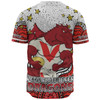 St. George Illawarra Dragons Custom Baseball Shirt - Custom With Aboriginal Inspired Style Of Dot Painting Patterns  Baseball Shirt