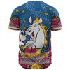 Brisbane Broncos Custom Baseball Shirt - Custom With Aboriginal Inspired Style Of Dot Painting Patterns  Baseball Shirt