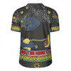 Penrith Panthers Custom Rugby Jersey - Custom With Aboriginal Inspired Style Of Dot Painting Patterns  Rugby Jersey