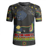 Penrith Panthers Custom Rugby Jersey - Custom With Aboriginal Inspired Style Of Dot Painting Patterns  Rugby Jersey