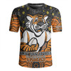 Wests Tigers Custom Rugby Jersey - Custom With Aboriginal Inspired Style Of Dot Painting Patterns  Rugby Jersey