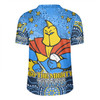 Gold Coast Titans Custom Rugby Jersey - Custom With Aboriginal Inspired Style Of Dot Painting Patterns  Rugby Jersey