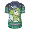 Canberra Raiders Custom Rugby Jersey - Custom With Aboriginal Inspired Style Of Dot Painting Patterns  Rugby Jersey