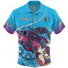 Australia Fishing Aboriginal Fishing Custom Hawaiian Shirt - Fishaholic With The Dhari Symbol And Aboriginal Pattern Hawaiian Shirt