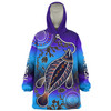 Australia Fishing Aboriginal Fishing Custom Snug Hoodie - Hooked On Fishing With Aboriginal Patterns Snug Hoodie