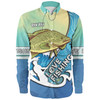 Australia Fishing Aboriginal Fishing Custom Long Sleeve Shirt - Love Fishing Murray Cod In Aboriginal Art Patterns Long Sleeve Shirt