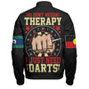 Australia Sport Darts Custom Bomber Jacket - Darts Sport Custom I Just Need Darts Bomber Jacket