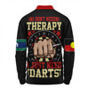 Australia Sport Darts Custom Long Sleeve Polo Shirt - Darts Sport Custom I Just Need Darts Long Sleeve Polo Shirt