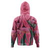 Australia Flowers Aboriginal Hoodie - Aboriginal Dot Art Of Australian Native Eucalyptus Tree Branch Hoodie