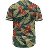 Australia Flowers Aboriginal Baseball Shirt - Aboriginal Dot Art of Australian Native Eucalyptus Plant Baseball Shirt