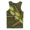 Australia Flowers Aboriginal Men Singlet - Aboriginal Dot Art Of Australian Native Flower Hakea Sericea Men Singlet