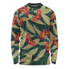 Australia Flowers Aboriginal Long Sleeve T-shirt - Aboriginal Dot Art of Australian Native Eucalyptus Plant Long Sleeve T-shirt