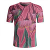 Australia Flowers Aboriginal Rugby Jersey - Aboriginal Dot Art Of Australian Native Eucalyptus Tree Branch Rugby Jersey