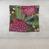 Australia Flowers Aboriginal Tapestry - Australian Waratah Flower Art Tapestry