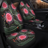 Australia Flowers Aboriginal Car Seat Cover - Aboriginal Style Australian Hakea Flower Car Seat Cover