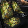 Australia Flowers Aboriginal Car Seat Cover - Aboriginal Dot Art Of Australian Native Flower Hakea Sericea Car Seat Cover