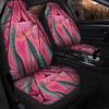 Australia Flowers Aboriginal Car Seat Cover - Aboriginal Dot Art Of Australian Native Eucalyptus Tree Branch Car Seat Cover