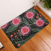 Australia Flowers Aboriginal Doormat - Aboriginal Style Australian Hakea Flower Doormat