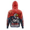 Sydney Roosters Custom Hoodie - Team With Dot And Star Patterns For Tough Fan Hoodie