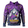 Melbourne Storm Custom Hoodie - Team With Dot And Star Patterns For Tough Fan Hoodie