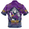 Melbourne Storm Custom Polo Shirt - Team With Dot And Star Patterns For Tough Fan Polo Shirt