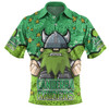 Canberra Raiders Custom Polo Shirt - Team With Dot And Star Patterns For Tough Fan Polo Shirt